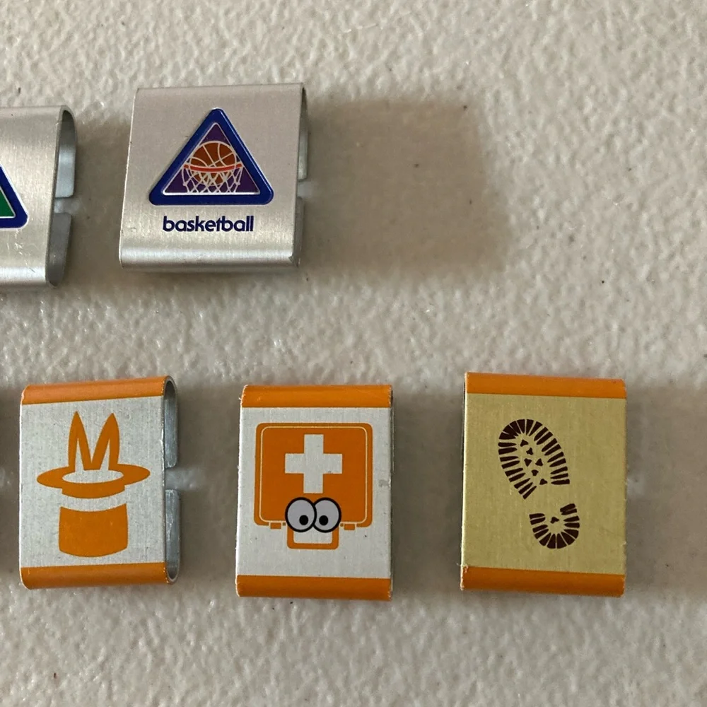 Lot 10 Vintage Boy Scouts of America Metal Belt Slide Loops Achievement Awards